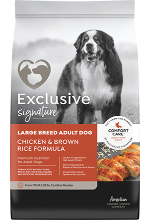 Exclusive® Signature® Adult Dog Chicken & Brown Rice Formula Dog Food