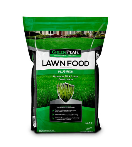 GreenPeak™ Lawn Food PLUS Iron 30-0-3 Fertilizer