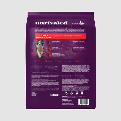 Unrivaled Beef Meal & Brown Rice Recipe