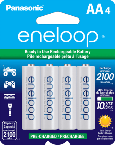 Panasonic Eneloop Ni-MH Rechargeable Batteries