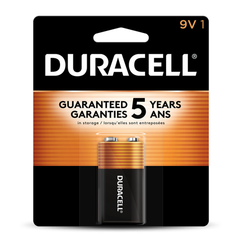 Duracell Coppertop Battery 9V