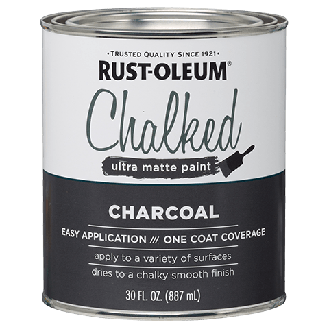 Rust-Oleum CHALKED PAINT Ultra Matte Paint Charcoal