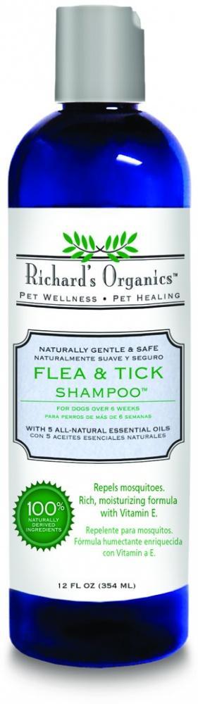 Richard's Organics Flea and Tick Shampoo for Dogs