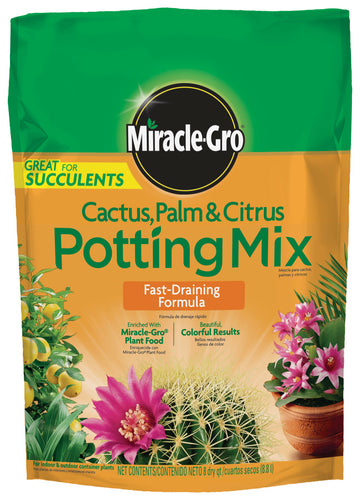 Miracle-Gro Cactus, Palm & Citrus Potting Mix 8qt