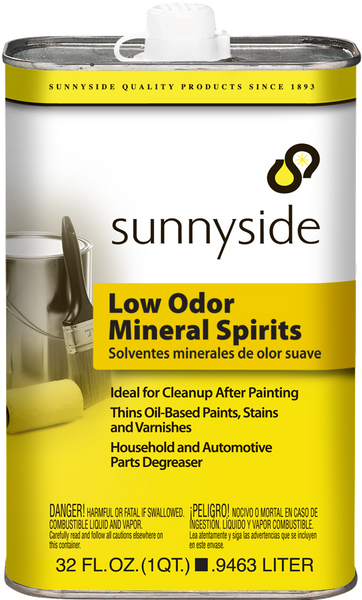 SUNNYSIDE CORP. Low Odor Mineral Spirits, Quart