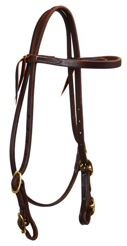 FOUR BUCKLE BROWBAND HEADSTALL