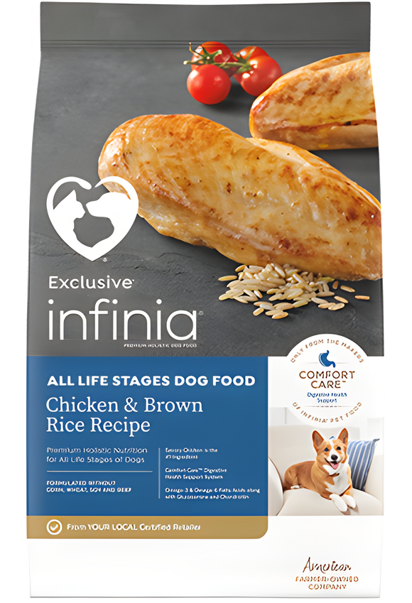 Infinia® Chicken & Brown Rice Recipe Holistic Dog Food
