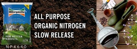 Milorganite All Purpose Organic Nitrogen Slow Release Fertilizer