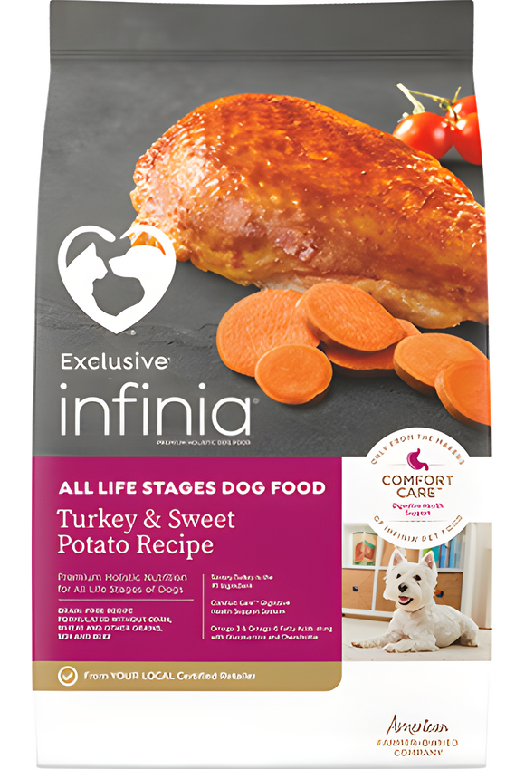 Infinia® Turkey & Sweet Potato Recipe Holistic Dog Food
