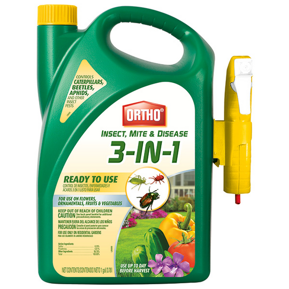 ORTHO INSECT, MITE & DISEASE 3-IN-1 READY-TO-USE 1 GAL