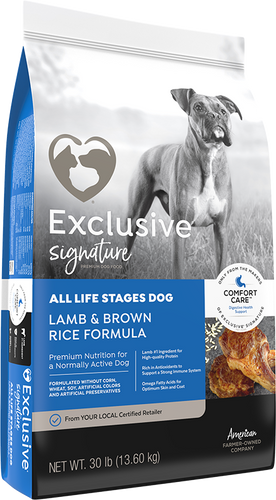 Exclusive® All Life Stages Lamb & Brown Rice Formula