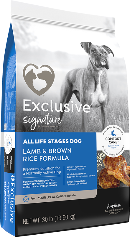 Exclusive® All Life Stages Lamb & Brown Rice Formula
