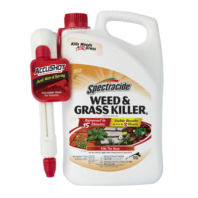 Spectracide Weed & Grass Killer, AccuShot Spray, 1.33-Gallons